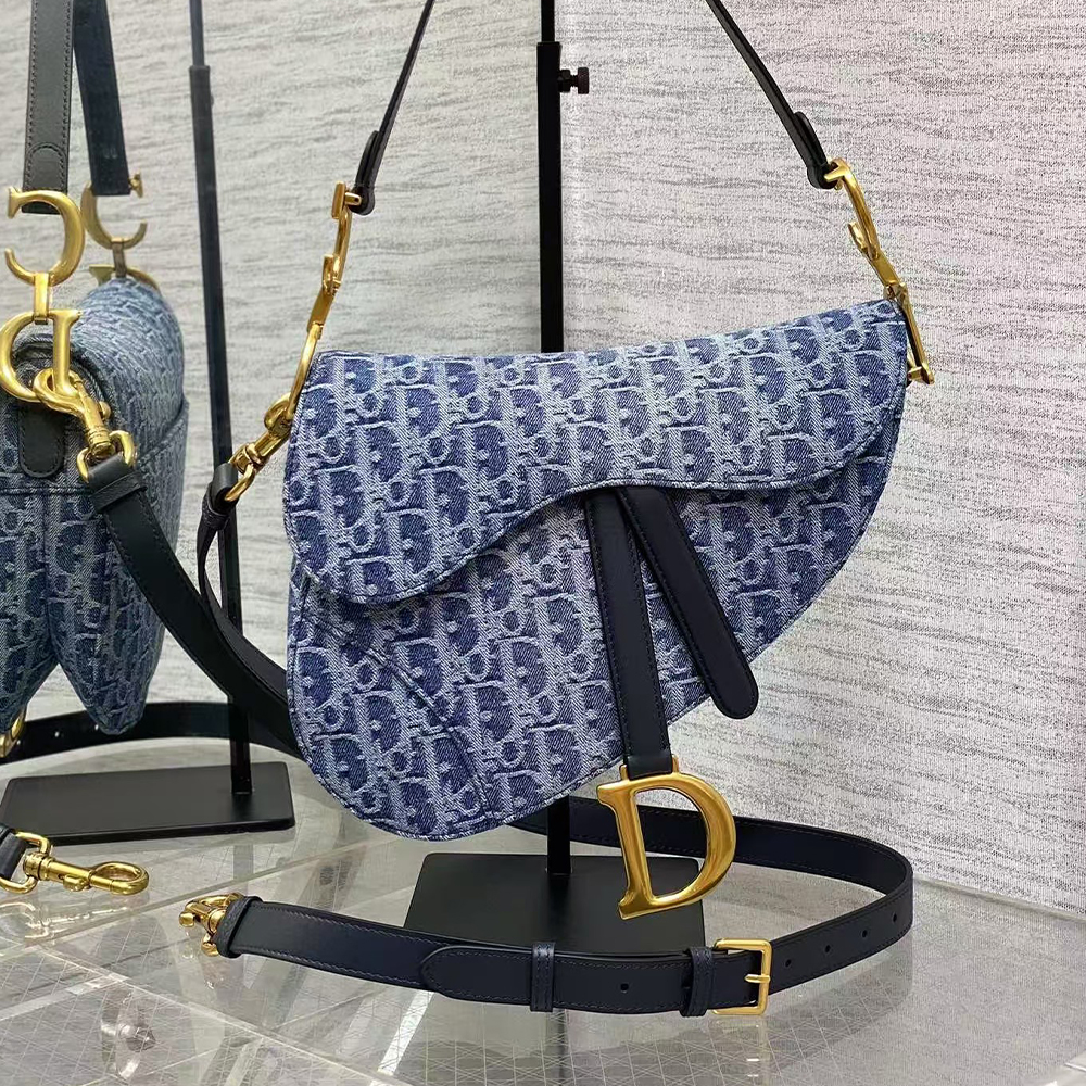Dior Saddle Bag With Strap - Image 5