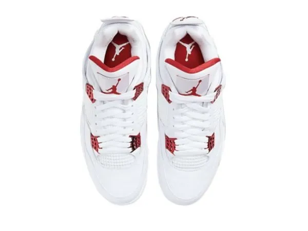 Jordan 4 Retro“ White University Red"