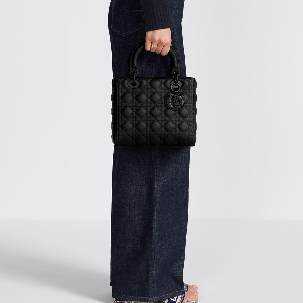 Dior The LADY DIOR Medium Bag-Matte cowhide leather - Image 2