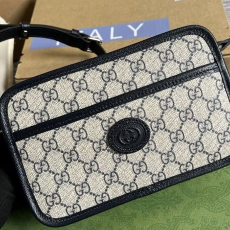 Gucci Classic Canvas Box Bag Handbag - Image 4