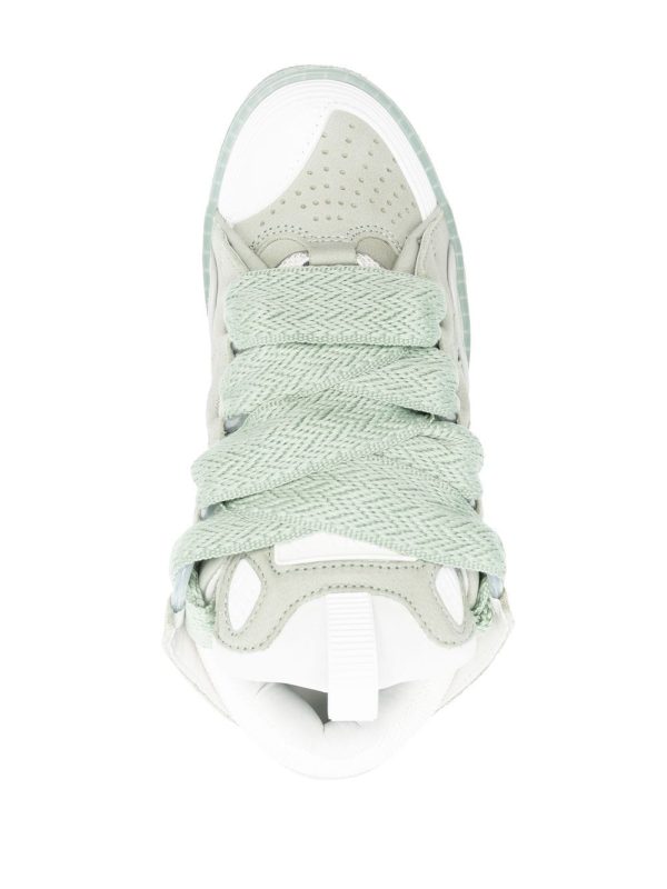Lanvin LEATHER CURB SNEAKERS