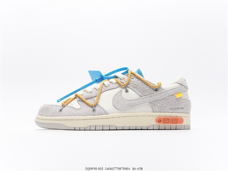 OFF WHITE X Nike Dunk SB Low The 50 NO.34 DJ0950-102 - Image 1