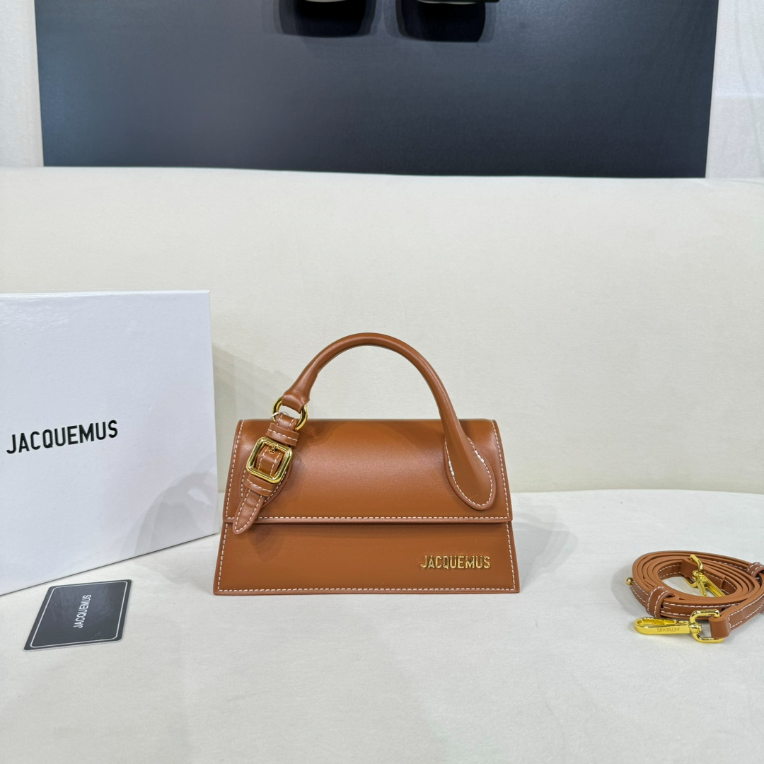 Jacquemus Le chiquito Leather Shoulder Handbag - Image 5