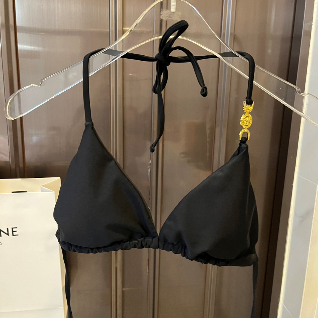 Versace   Buckle Style Split Swimsuit Swimwear - Image 3