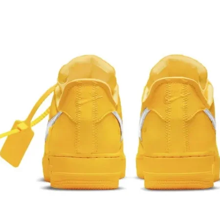 DD1876-700 Off-White x Nike Air Force 1 Low University Gold - Image 4