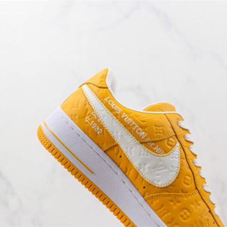 LV x Nike Air Force 1'07 LV8 Low Yellow/white/LV Monogram - Image 3