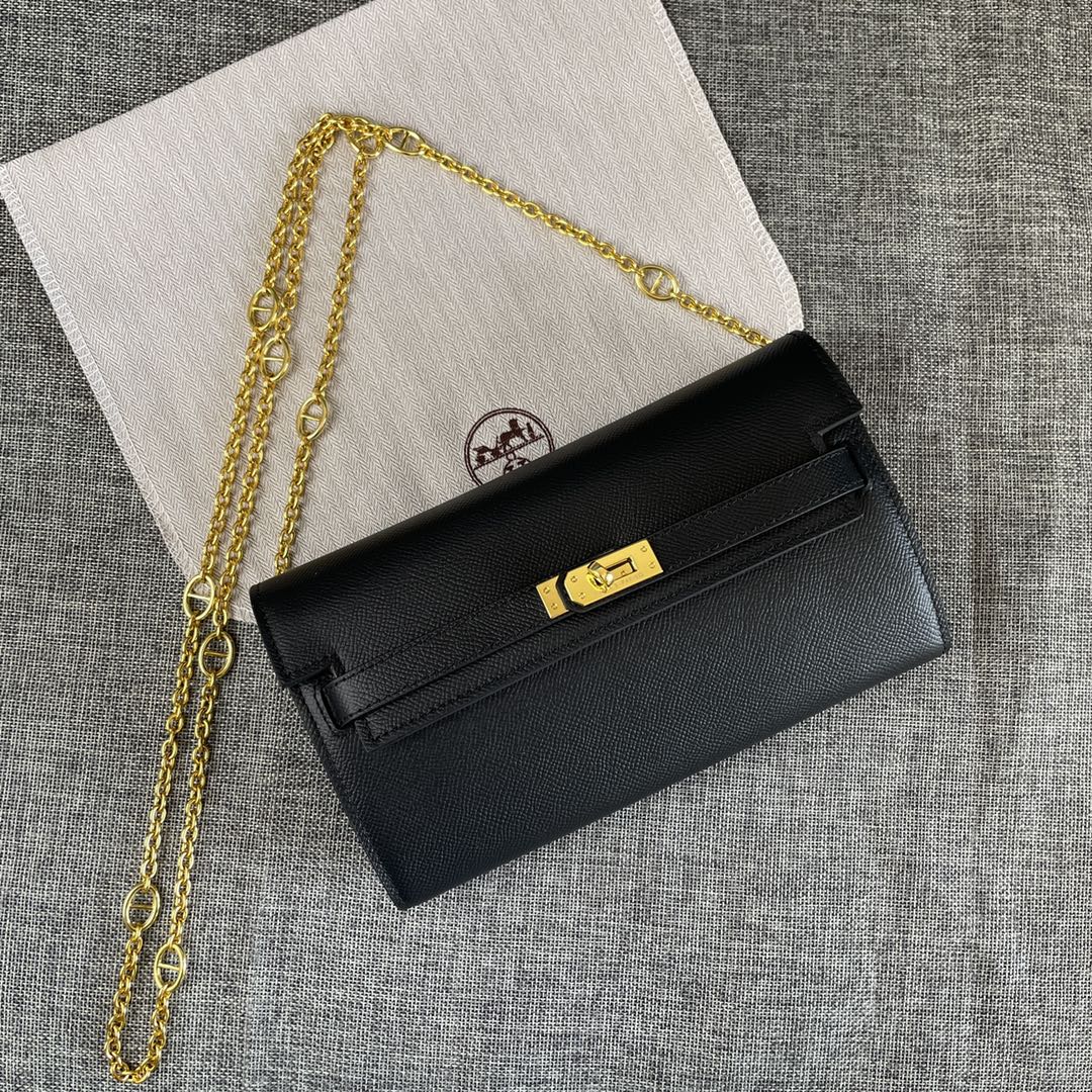 Hermes Kelly Chain Purse Bag - Image 19