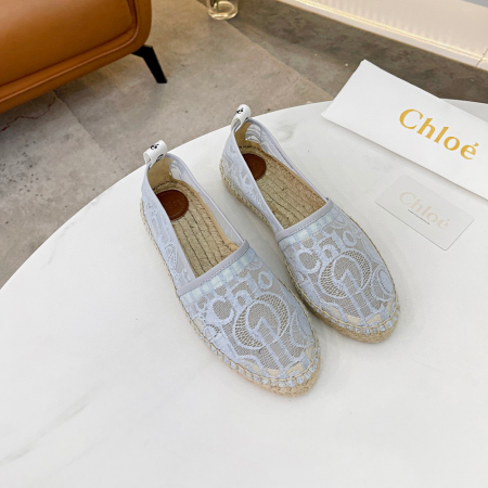 Chloe Woven Straw Stylish Casual Flats Shoes Sandal - Image 5