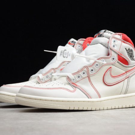 Air Jordan 1 Phantom Sail University Red 555088-160 - Image 15