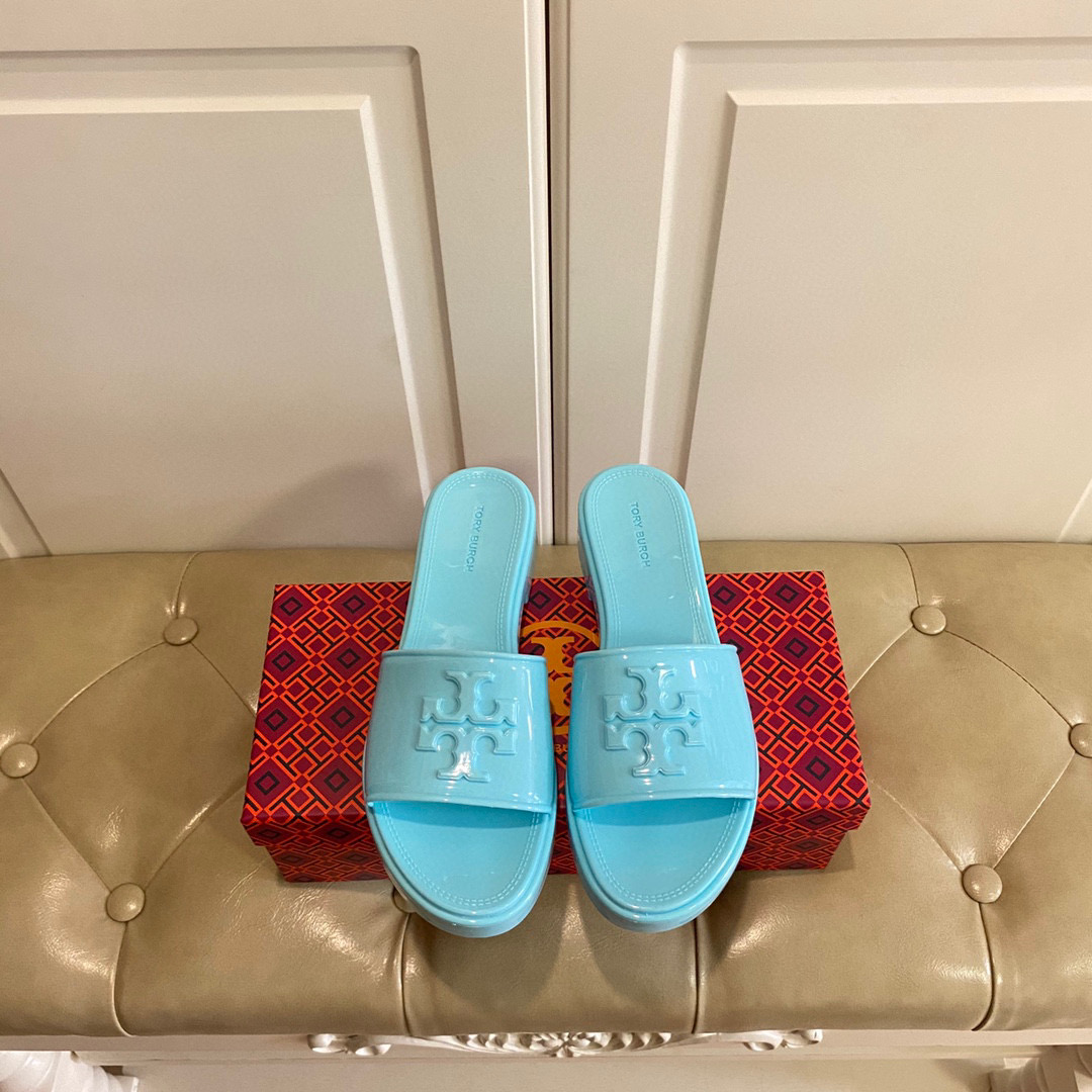 Tory Burch Rubber  Fashion Flip-flops Sandals Slide - Image 6