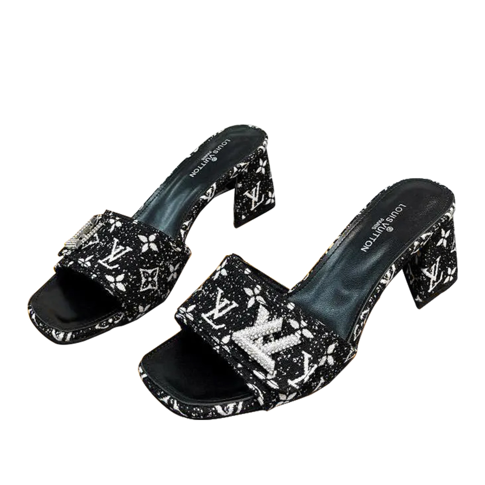 LV  Chunky Crew Style Flip-flops Slide Sandal - Image 1
