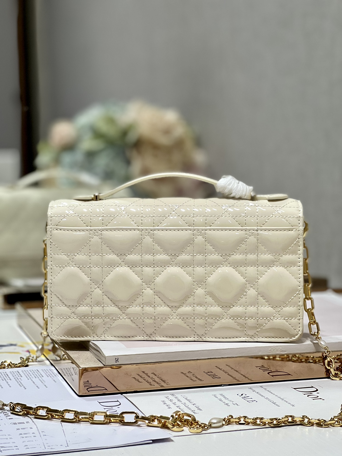 Dior Miss Mini Bag Patent Cannage Bag - Image 6