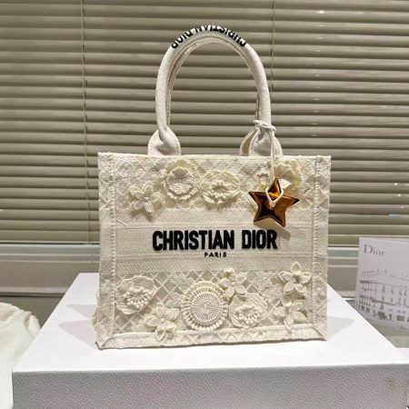 Dior Book Tote D-Lace Macrame Bag - Image 5