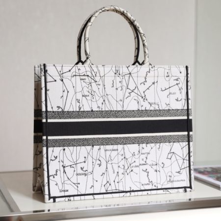 Dior Book Tote Pink Toile De Jouy Embroidery - Image 5