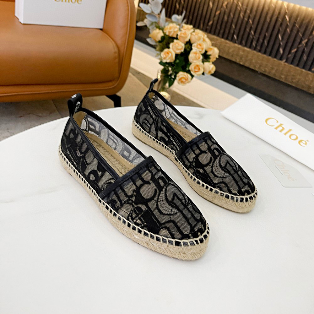 Chloe Woven Straw Stylish Casual Flats Shoes Sandal - Image 6