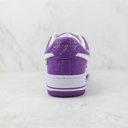 LV x Nike Air Force 1'07 LV8 Low "Purple/white/LV Monogram" - Image 7