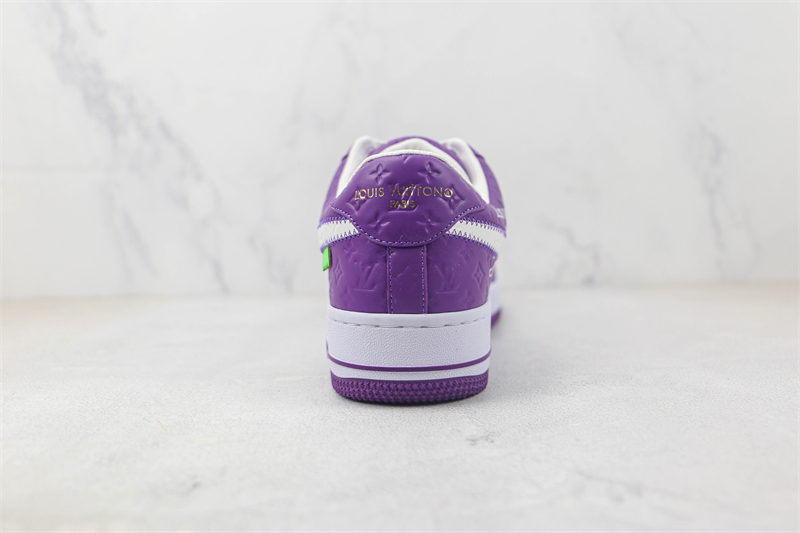 LV x Nike Air Force 1'07 LV8 Low "Purple/white/LV Monogram" - Image 7