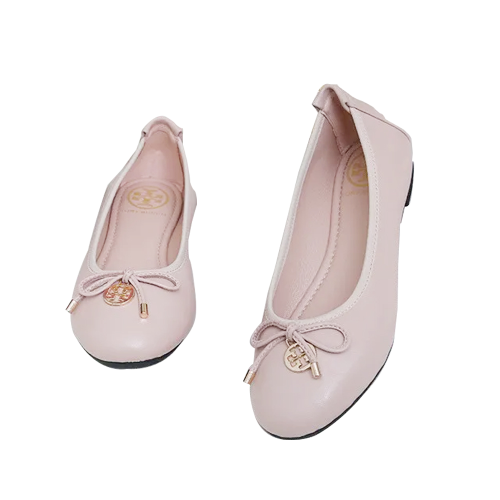 Tory Burch Leather Round Bow  Sandals Slide - Image 1