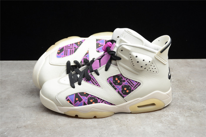 AIR JORDAN 6 RETRO QUAI54 SAIL BLACK CZ4152-101 - Image 7