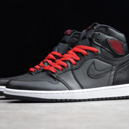 Air Jordan 1 High Black Satin 555088-060 - Image 10