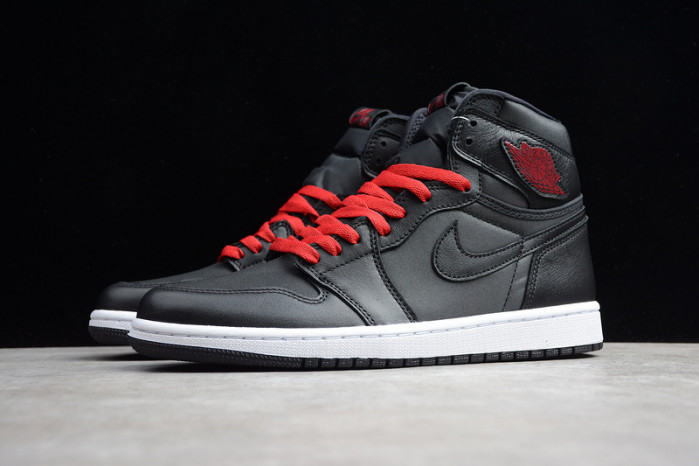 Air Jordan 1 High Black Satin 555088-060 - Image 10