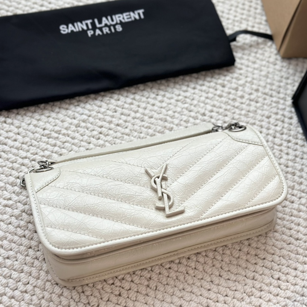 Saint Laurent YSL  Leather Chain Shoulder Bag Crossbody Bag - Image 2