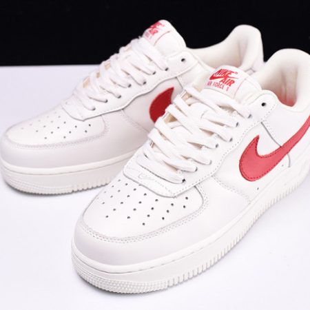 Nike Air Force 1 07 White Sport Red New Shoes 315122-126 - Image 14