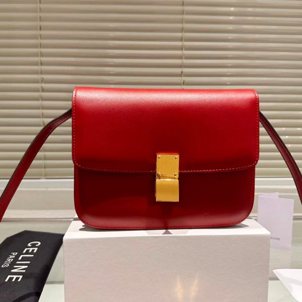 CELINE Liege Calfskin Box Flap Bag