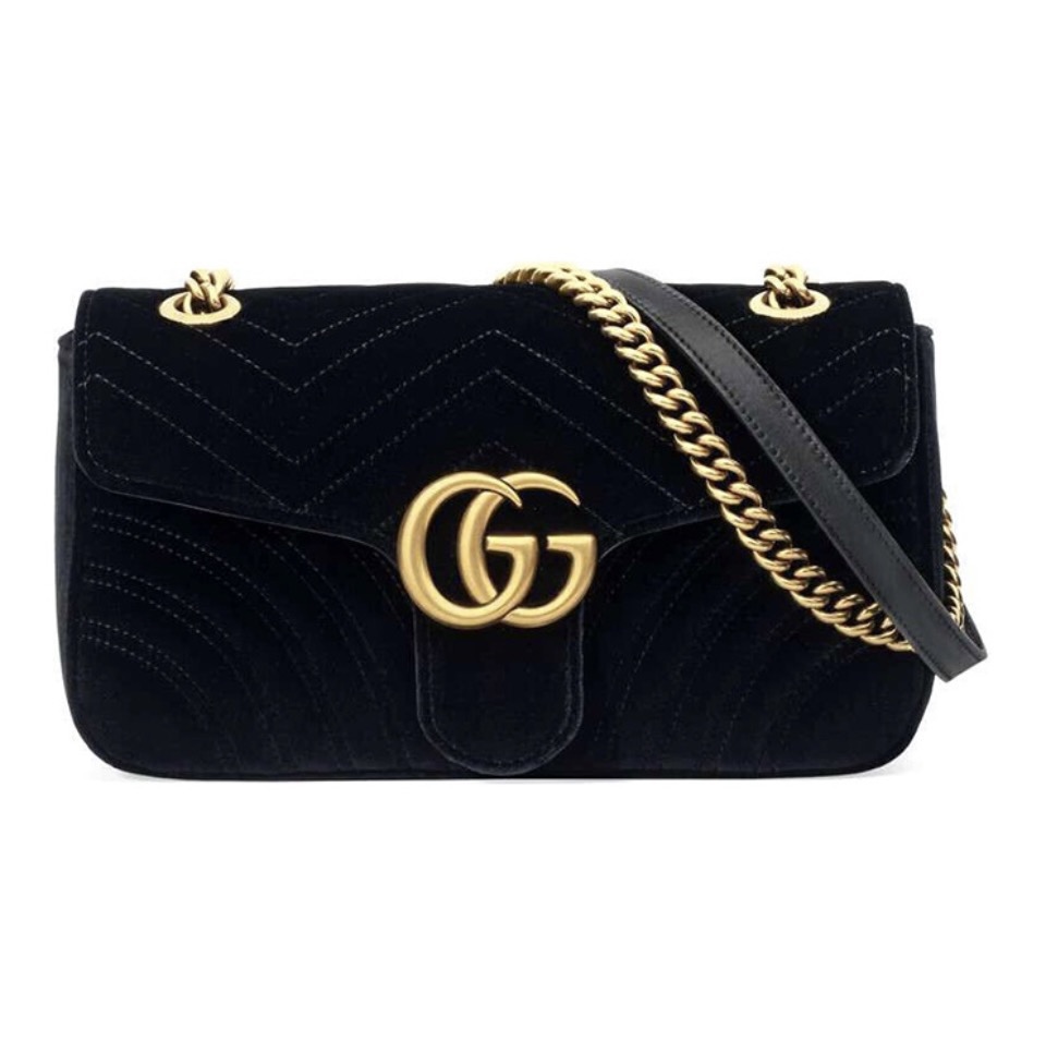 Gucci GG Marmont Velvet Small - Image 1