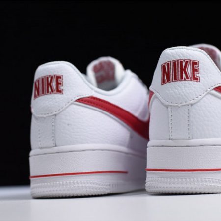 Nike Air Force 1 07 White Red AO2423-102 - Image 18