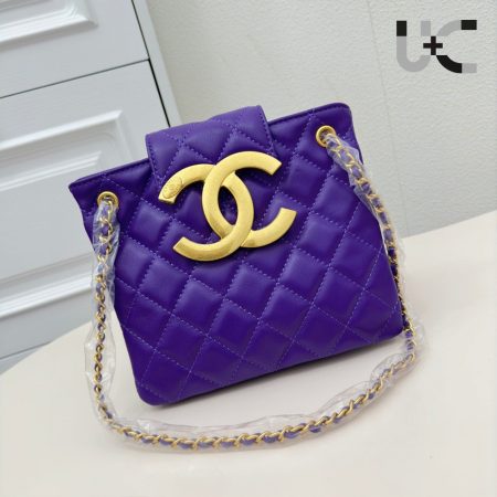 Chanel  Vintage Logo Quilted   Shoulder Bag - Image 2