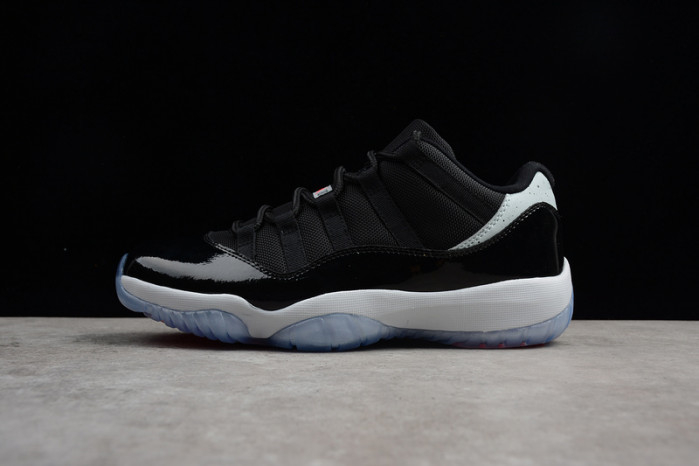 AIR JORDAN 11 RETRO LOW "INFRARED 23" black mens 528895-023 - Image 2