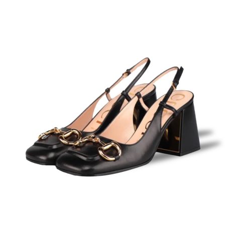 Gucci Buckle High Heels  Slide Sandal - Image 1