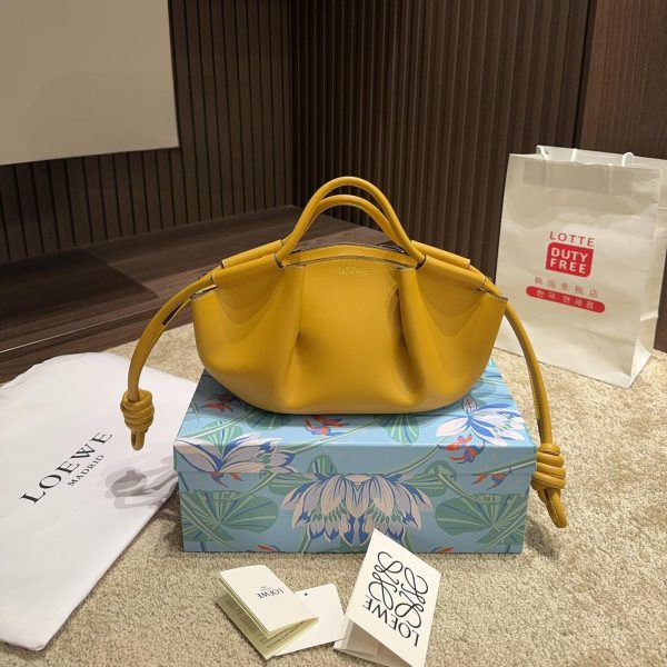 Loewe Shiny Nappa Calfskin Paseo Bag