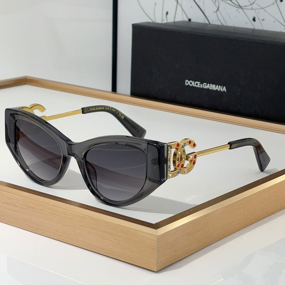 DOLCE & GABBAN DG Large Logo With Metal Mirror legs Sunglasses Top quality - Image 7