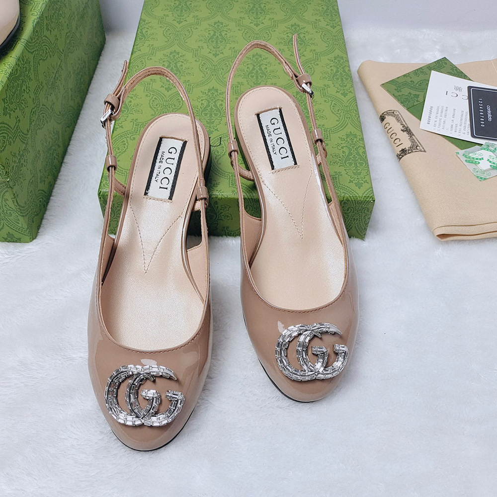 Gucci Leather Flats  Slide Sandal - Image 7