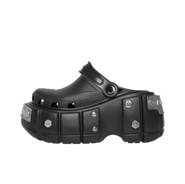 Balenciaga HardCross Platform Slippers Slide Sandal