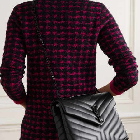 SAINT LAURENT Loulou medium quilted leather shoulder bag black - Image 5