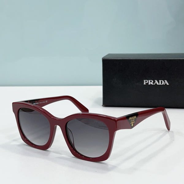 Prada Mirror leg print Logo  sunglasses Top quality