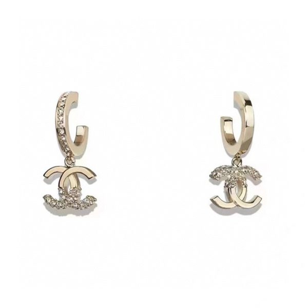 Chanel diamond earrings