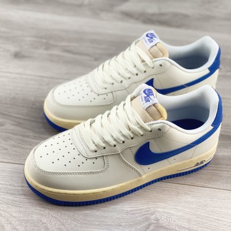 Nike Air Force White Blue - Image 4