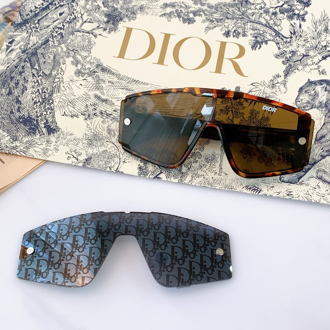 Dior XTREM MU  One-piece Box Sunglasses Top quality - Image 1