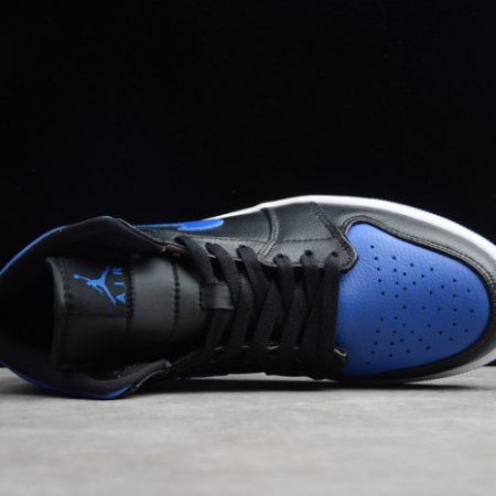 Air Jordan 1 Mid black hyper royal 554724-068 - Image 11