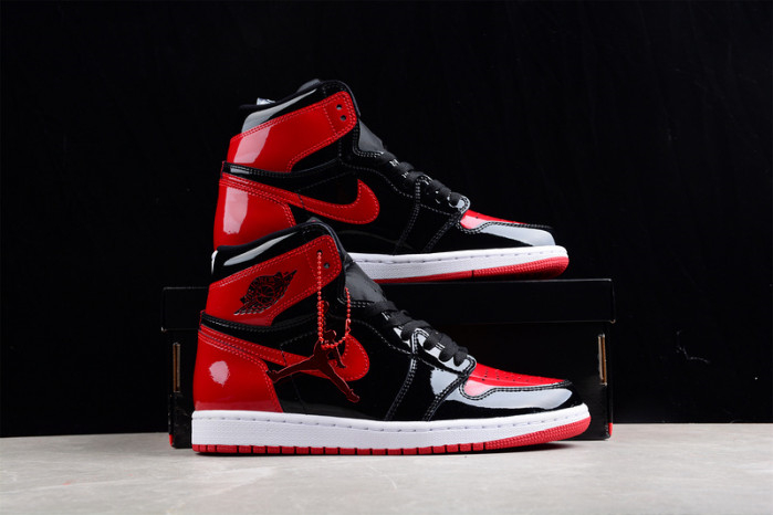 AIR JORDAN 1 HIGH OG BRED PATENT 555088-063 - Image 10