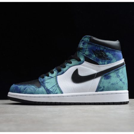 Air Jordan 1 Tie-Dye white black aurora green CD0461-100 - Image 1