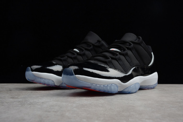 AIR JORDAN 11 RETRO LOW "INFRARED 23" black mens 528895-023 - Image 5