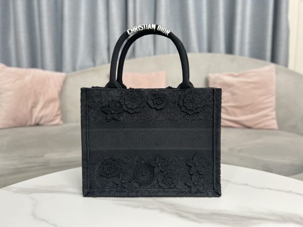 Dior Book Tote Small D-Lace Macrame