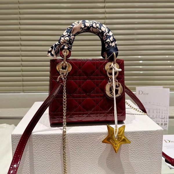 Dior Mini Lady Bag - Lacquered