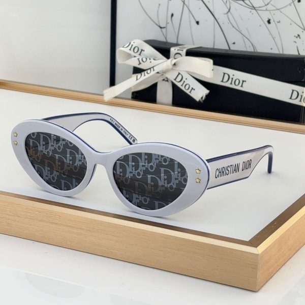 Dior Star Logo Acetate Fibre Cat eye sunglasses Top quality