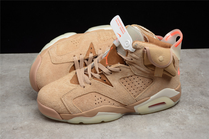 TRAVIS SCOTT X AIR JORDAN 6 BRITISH KHAKI DH0690-200 - Image 11